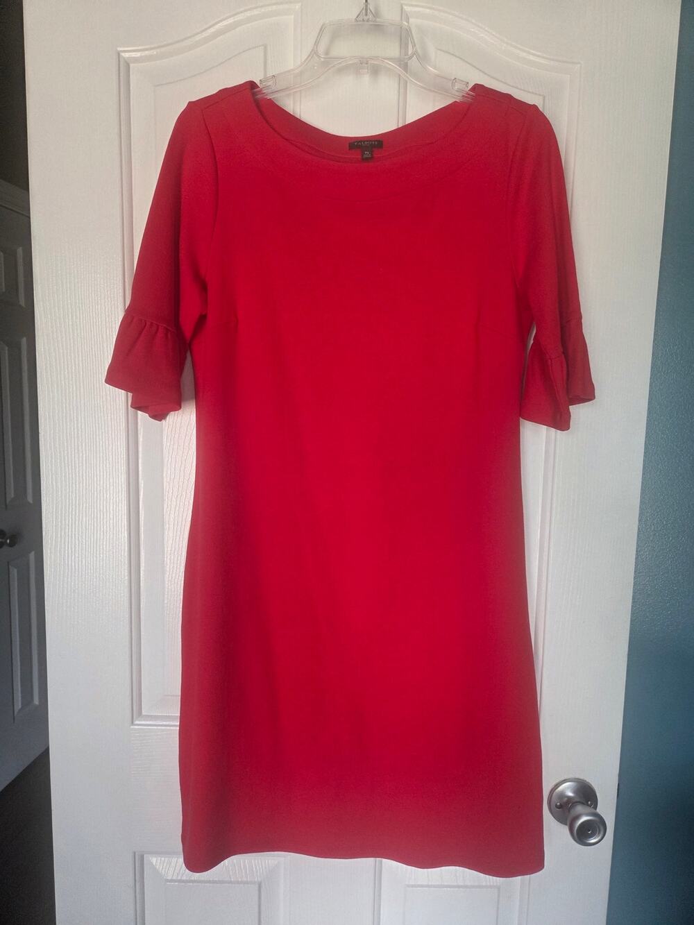 Women's Short Sleeve Talbots Red Dress. Size MP